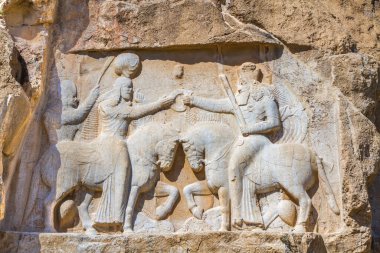 Persepolis ve Necropolis 'in tarihi kalıntıları - UNESCO Dünya Mirası sahası, Şiraz, İran