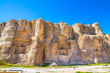 Persepolis ve Necropolis 'in tarihi kalıntıları - UNESCO Dünya Mirası sahası, Şiraz, İran