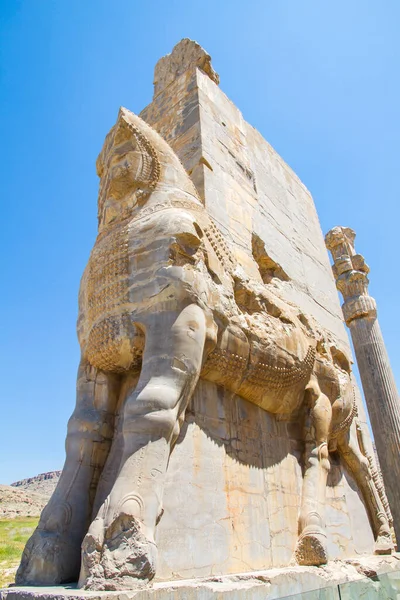 Antiche Rovine Persepolis Necropoli Sito Storico Patrimonio Dell Umanità Unesco — Foto Stock