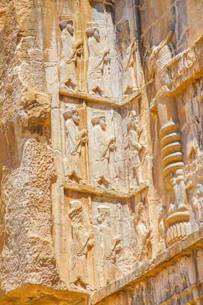 Antigas Ruínas Persépolis Necrópole Património Mundial Unesco Shiraz Irão — Fotografia de Stock