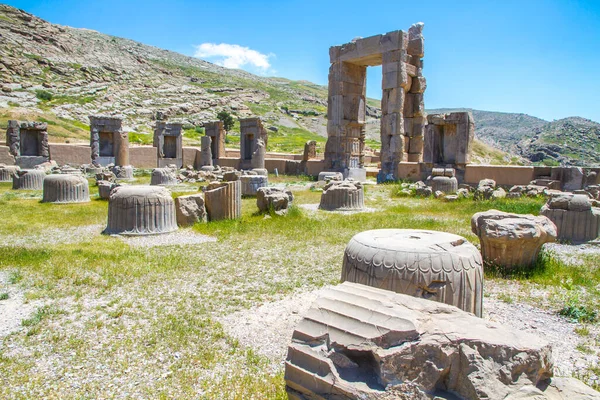 Starověké Zříceniny Persepolis Nekropole Historické Památky Unesco Světové Dědictví Shiraz — Stock fotografie