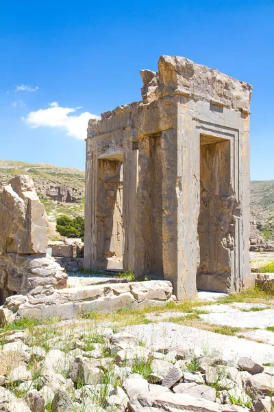 Antiche Rovine Persepolis Necropoli Sito Storico Patrimonio Dell Umanità Unesco — Foto Stock