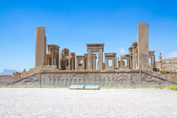 Starożytne Ruiny Zabytków Persepolis Necropolis Lista Światowego Dziedzictwa Unesco Shiraz — Zdjęcie stockowe