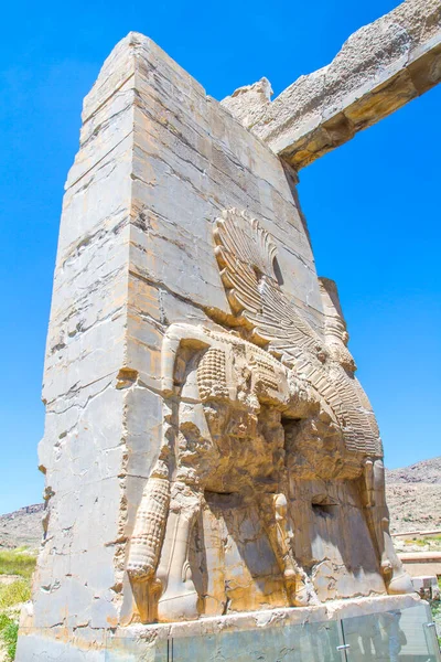 Forntida Ruiner Persepolis Och Necropolis Historiska Plats Unescos Världsarvslista Shiraz — Stockfoto