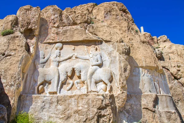 페르세폴리스와 네크로 폴리스의 유적지 유네스코 세계유산 유적지 시라즈 — 스톡 사진