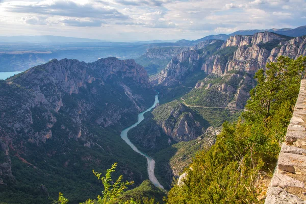 Verdon Schlucht Gorges Verdon Eine Flussschlucht Südosten Frankreichs — Stockfoto