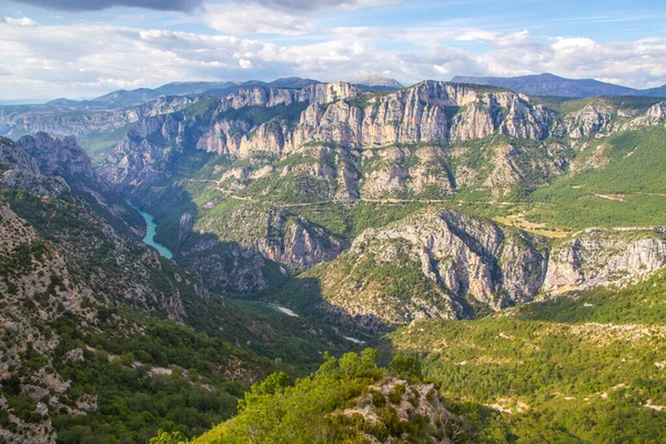 Verdon Schlucht Gorges Verdon Eine Flussschlucht Südosten Frankreichs Stockbild