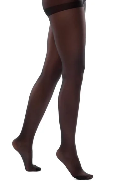 Güzel külotlu çorap güzel bacaklar arka plan beyaz