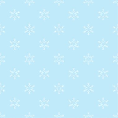 Kar taneleriyle vektör pürüzsüz desen.