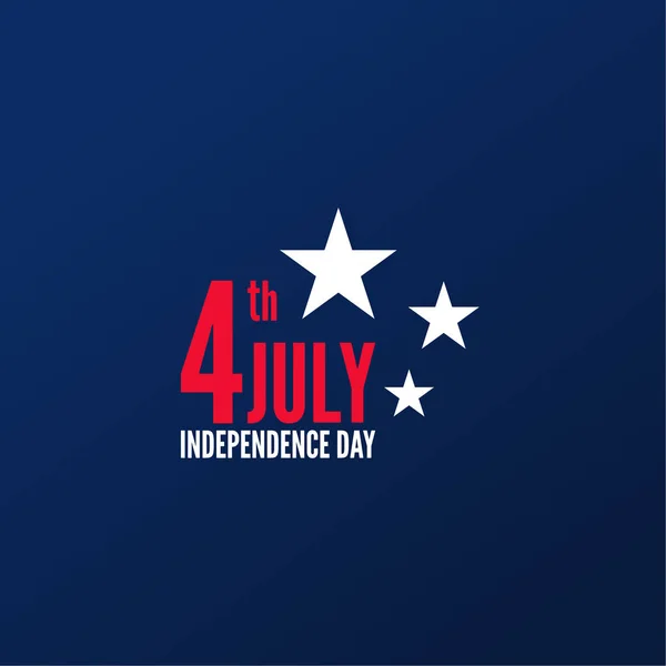 Ενωμένη ημέρα ανεξαρτησίας δήλωσε. — Διανυσματικό Αρχείο