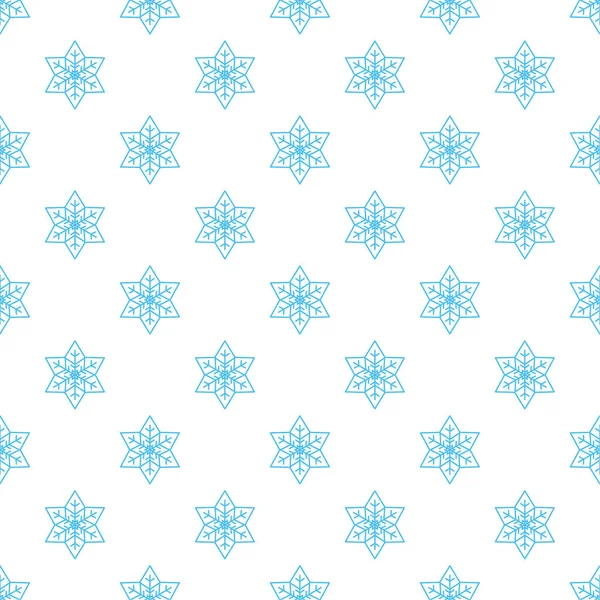 Kar taneleriyle vektör pürüzsüz desen.