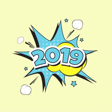 Vektör arka plan ile patlama bayrak