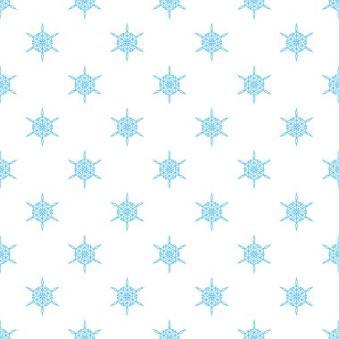 Kar taneleriyle vektör pürüzsüz desen.