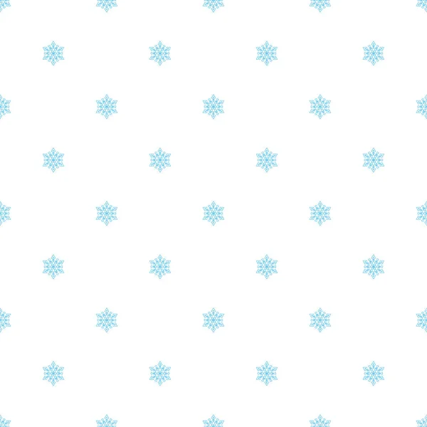 Vector seamless pattern with snowflakes. — Stock Vector