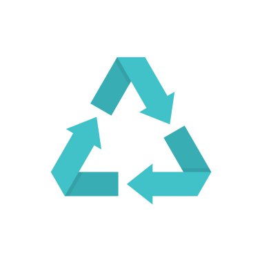 Eko geri dönüşümlü sembolü.