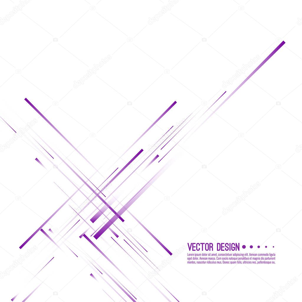 Vector abstract background with lines.