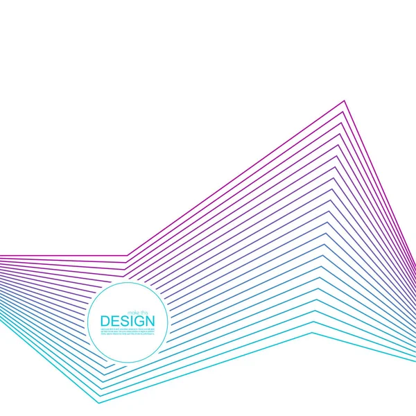 Arka plan degrade renkli çizgili. — Stok Vektör