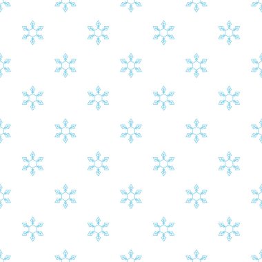 Kar taneleriyle vektör pürüzsüz desen.