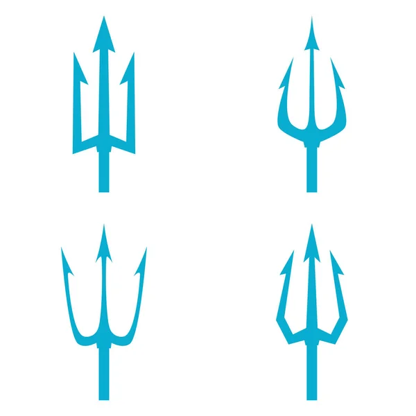 Set di Tridenti di Poseidone . — Vettoriale Stock