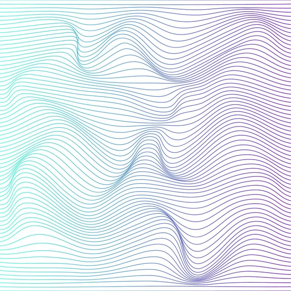 Fond de déformation de bande de couleur vectorielle . — Image vectorielle