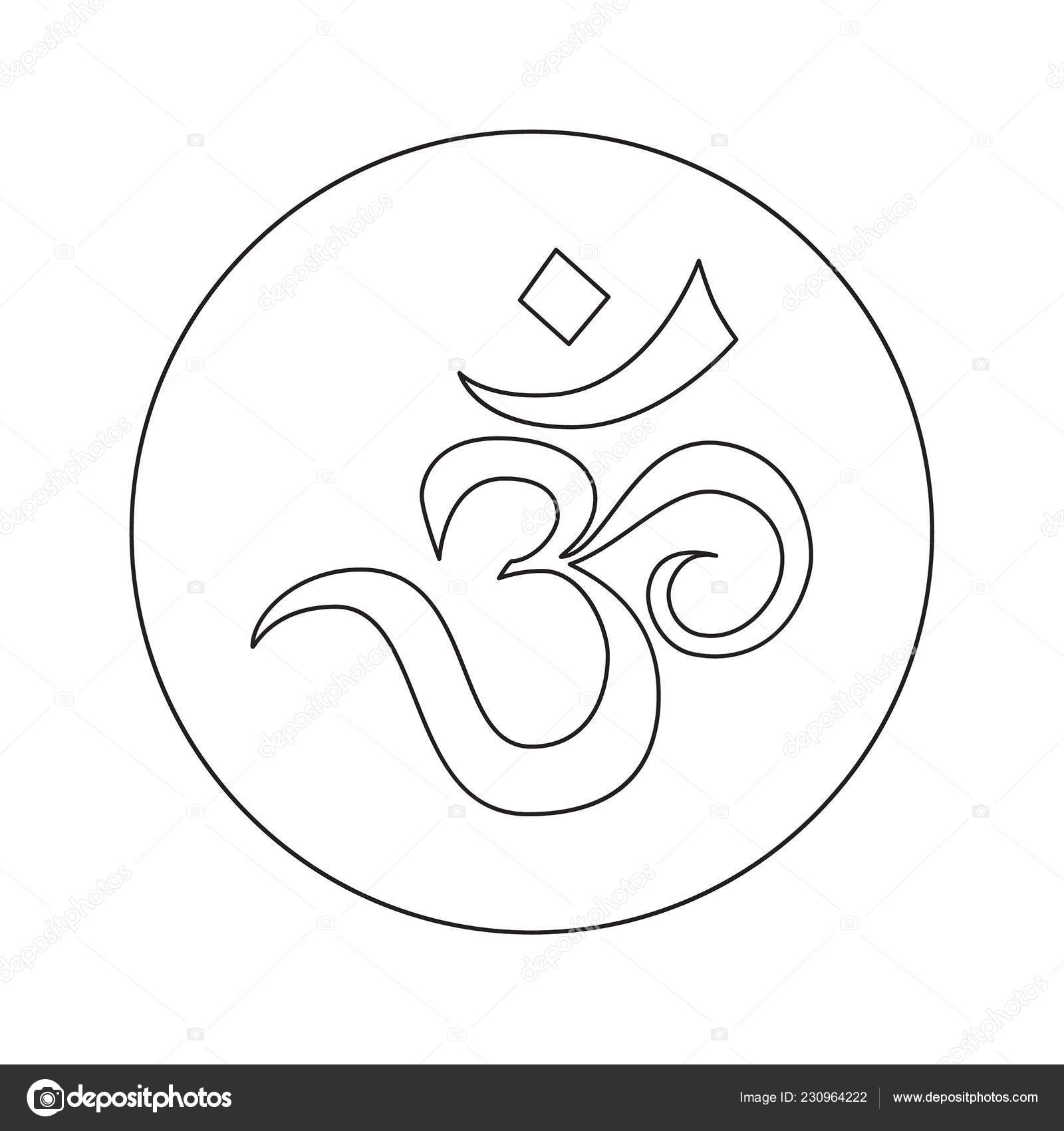 Om vector sign. Stock Vector Image by ©sumkinn #230964222