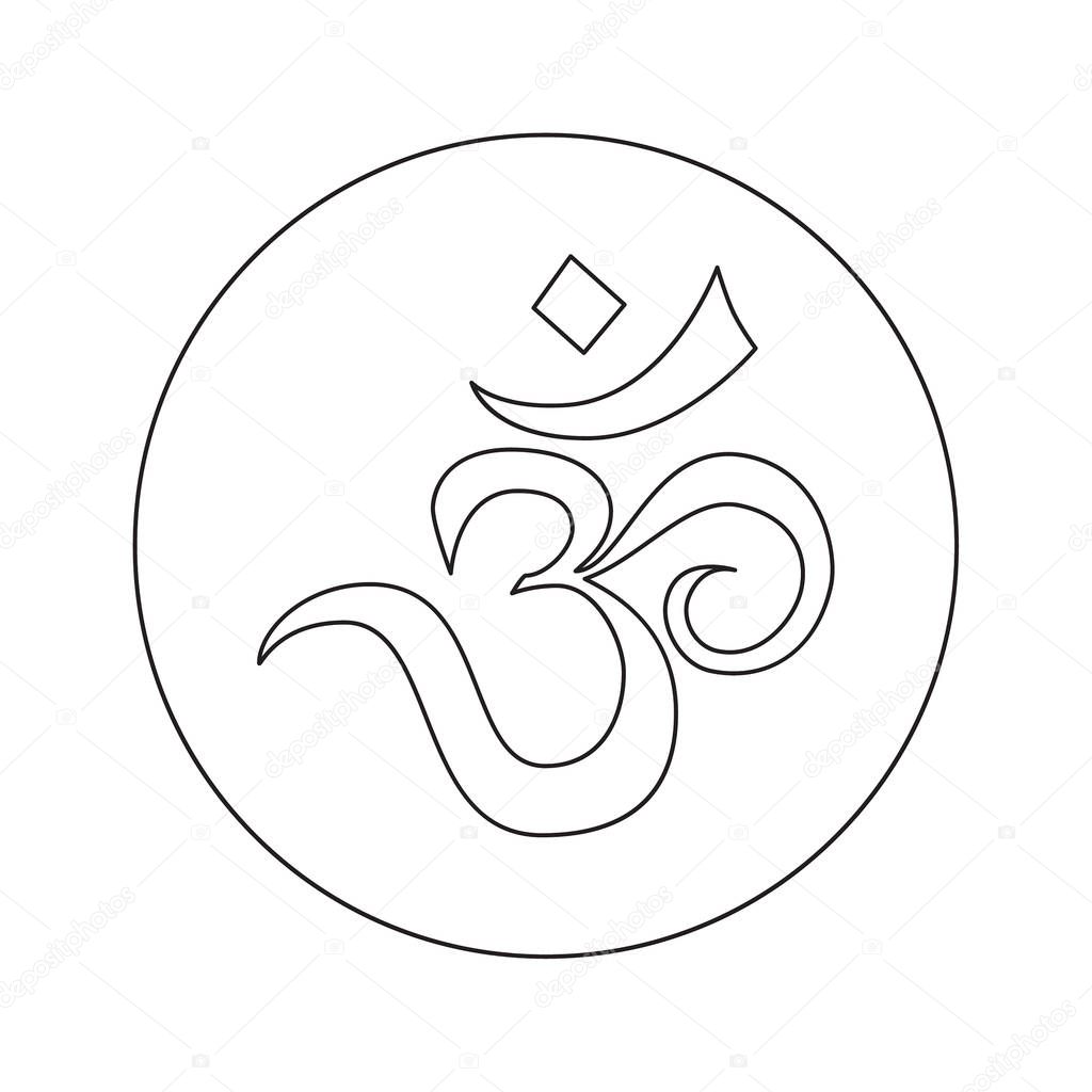 Om vector sign.