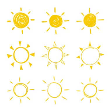 Vektör güneş dizi.