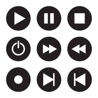 vektör kitle iletişim araçları oyuncu.