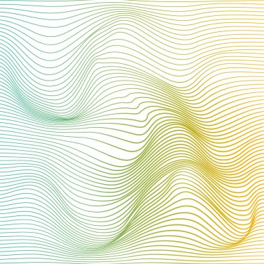 Vektör renkli şerit deformasyon arka planı.