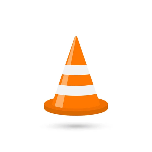 Construction traffic cone — Stock Vector