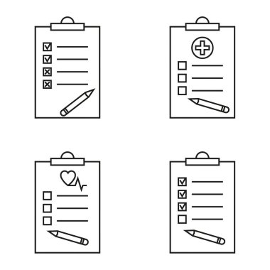 Denetim listesi kümesi.