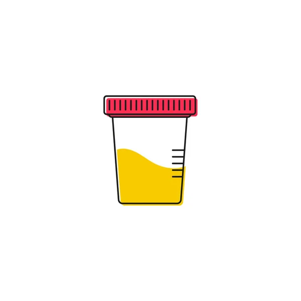 Vector icon for urine test — Stock Illustration Vector icon for urine test Royalty Free Stock Illustrations