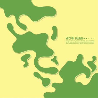 Sıvı formlarla soyut arka plan.