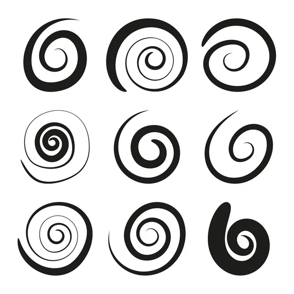 Swirling vector icons Royalty Free Stock Illustrations