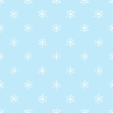 Kar taneleriyle vektör pürüzsüz desen.