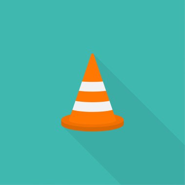 Construction traffic cone clipart