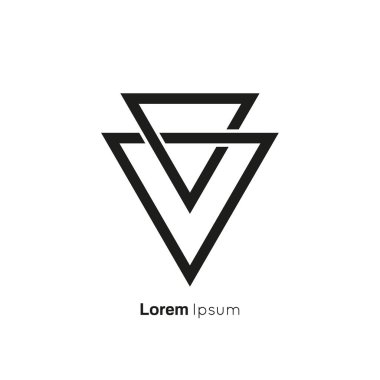 Soyut vektör tasarımı.