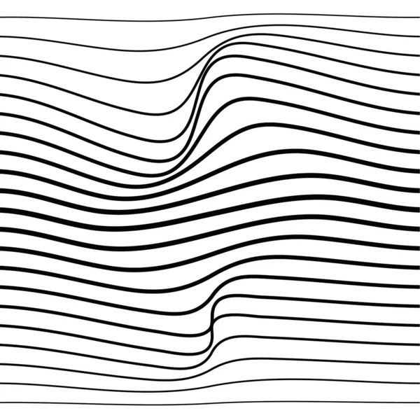 Textura monocromática de onda distorsionada. — Archivo Imágenes Vectoriales