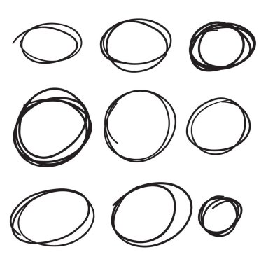 El çizilmiş ovalleri ayarla.