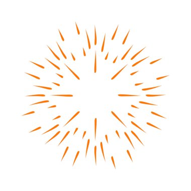 Vintage patlamış ışık ışınları.