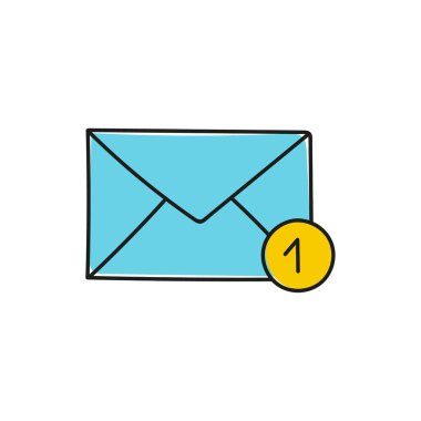 Vektör zarfı simgesi