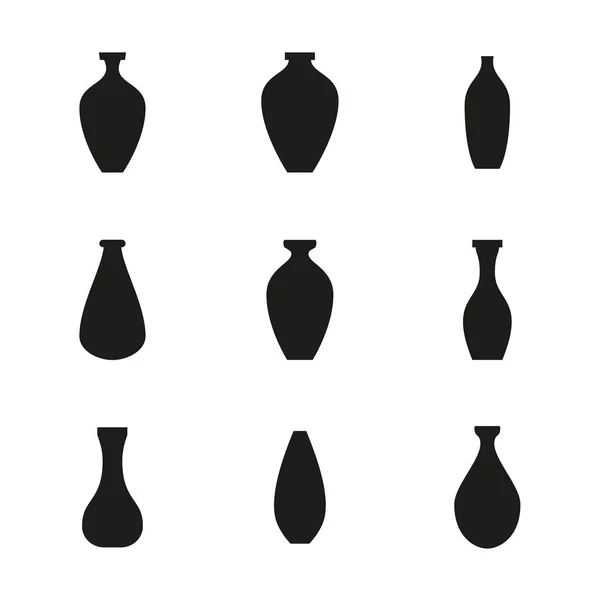 Vector set of vases — 图库矢量图片