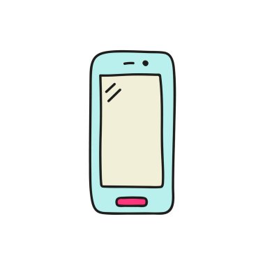 Doodle akıllı telefon simgesi.