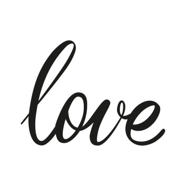 Vektör el yazısı kelimeleri