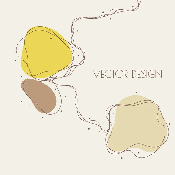 Vektor illusztráció pasztell színekben. — Stock Vector