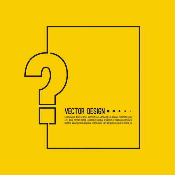 Знак вопроса.