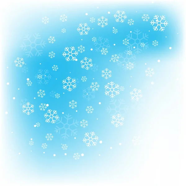 Natale inverno blu sfondo. — Vettoriale Stock
