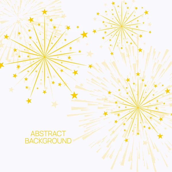 Vector firework design — Stock Vector