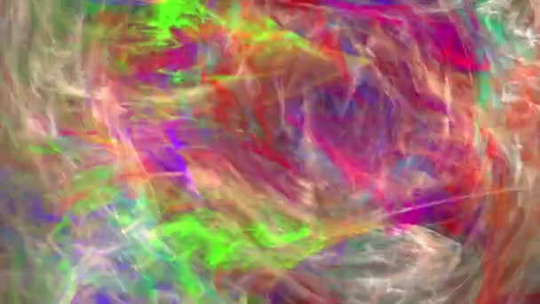 Абстрактний рух фону, енергетичні хвилі та безшовна петля блискавки . — стокове відео