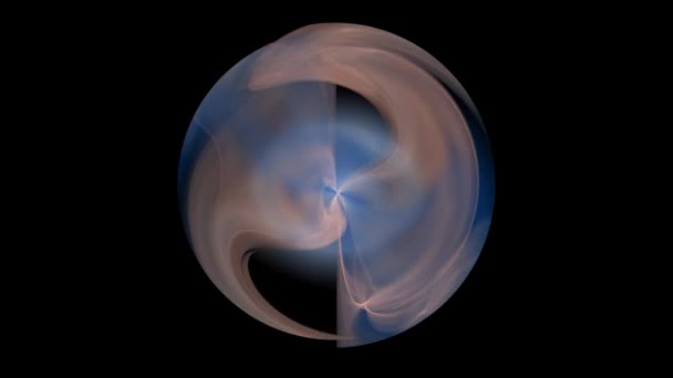 Абстрактний Рух Фону Енергетичні Хвилі Безшовна Петля Анімації — стокове відео